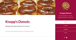 Desktop Screenshot of knappsdonuts.com