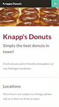 Mobile Screenshot of knappsdonuts.com